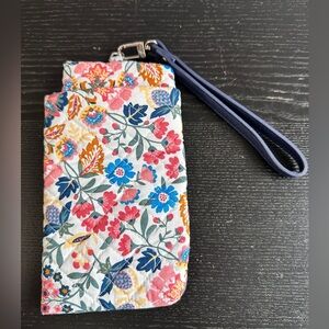 Vera Bradley Eyeglass/ Phone Case With Wrist Strap NWOT